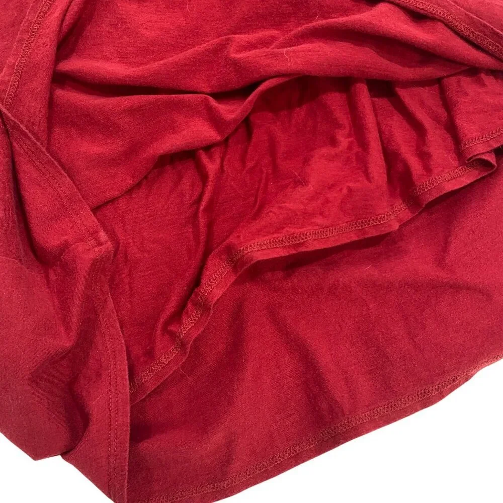 Patagonia seabreaks dress Asymmetrical Draped Neck 3/4 Sleeve Dress M Organic - Picture 7 of 10